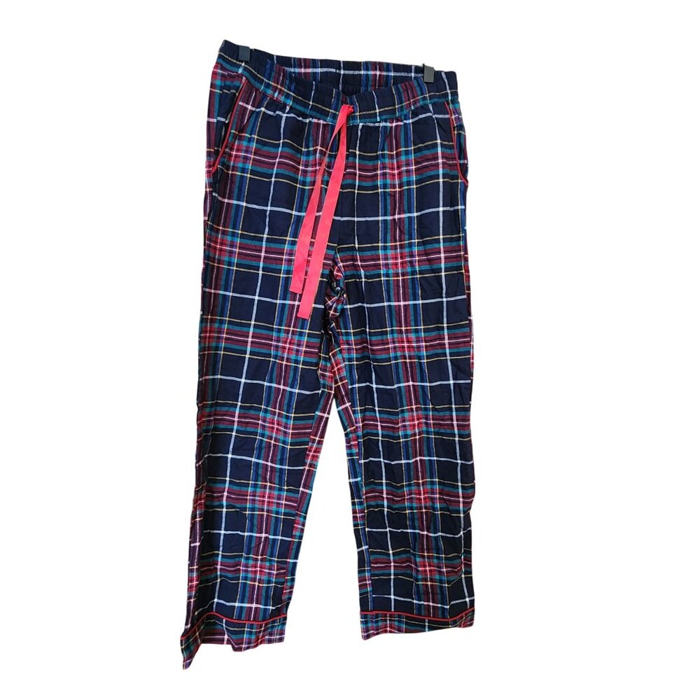 Vera Bradley Womens Plaid Pajama Pants M/M Cotton Blend Lounge Wear